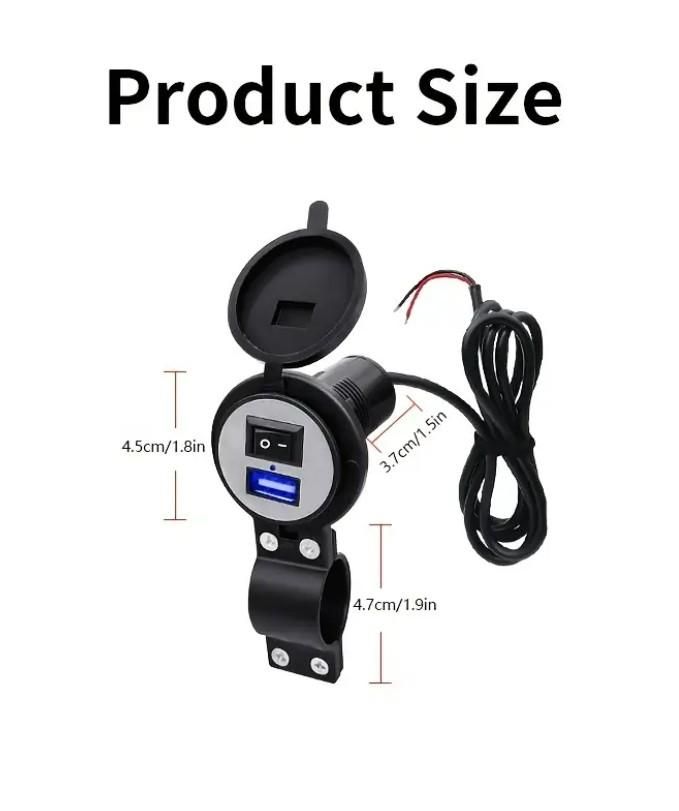 Bike-Motorcycle USB Charger