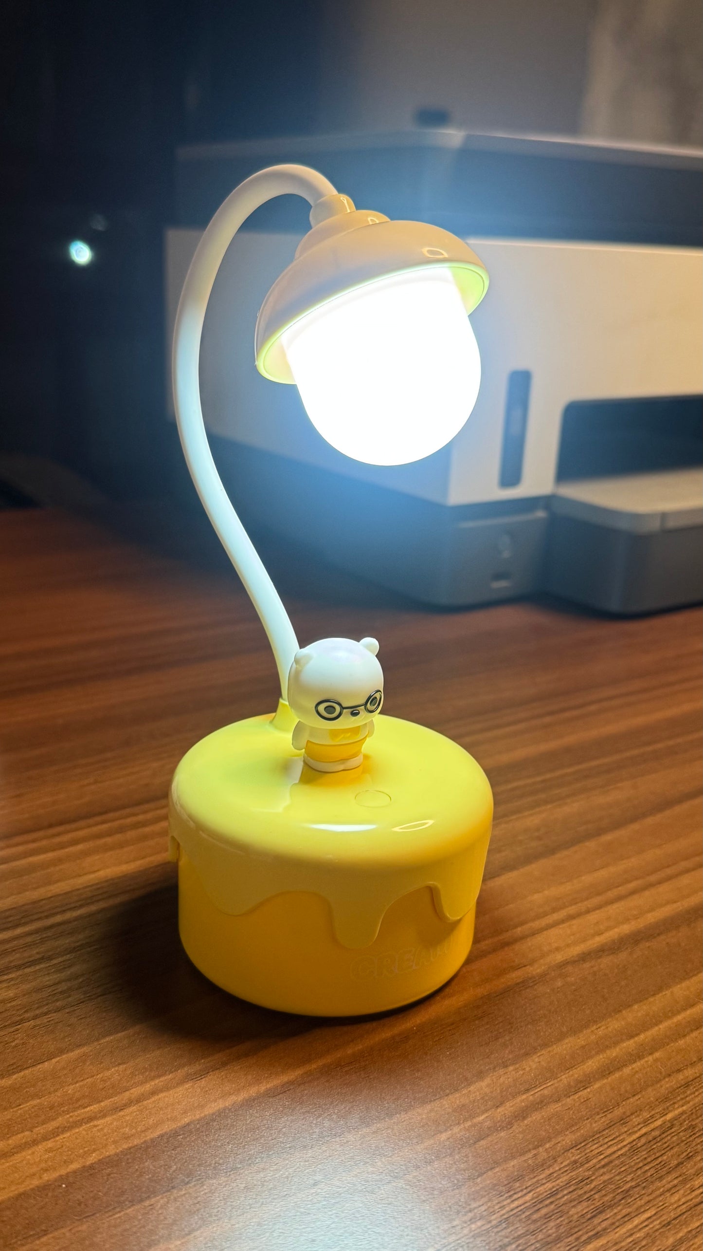 Bear Cake Night Lamp – Cute Soft LED Bedside Light for Kids & Room Décor | Zorrusso India