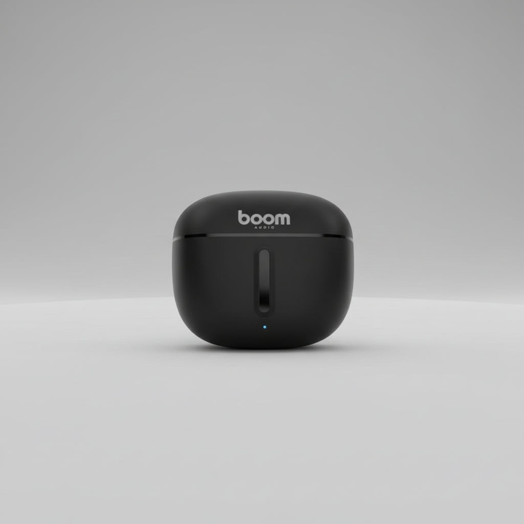 Boom Audio Earbuds – Deep Bass Bluetooth Earphones with Charging Case | Zorrusso India