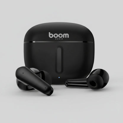 Boom Audio Earbuds – Deep Bass Bluetooth Earphones with Charging Case | Zorrusso India