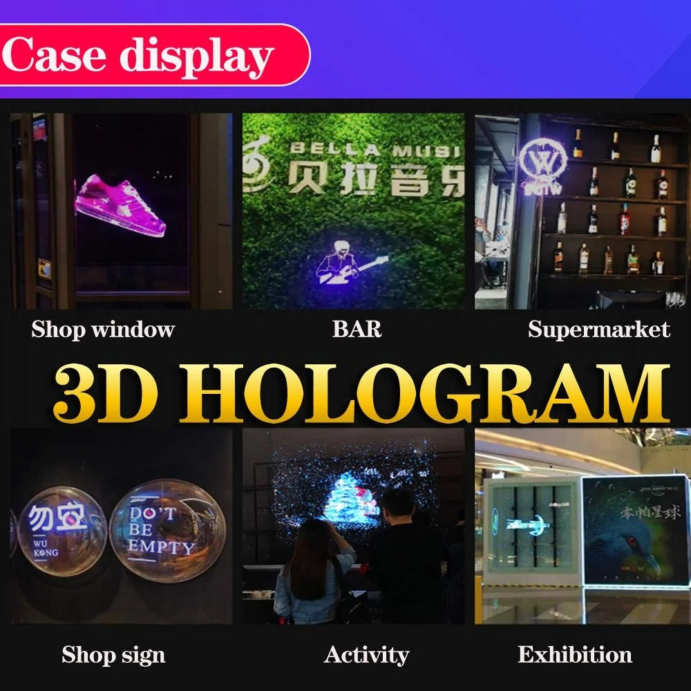 3D Holographic Fan Projector – Floating 3D LED Display & Hologram Visuals | Zorrusso India