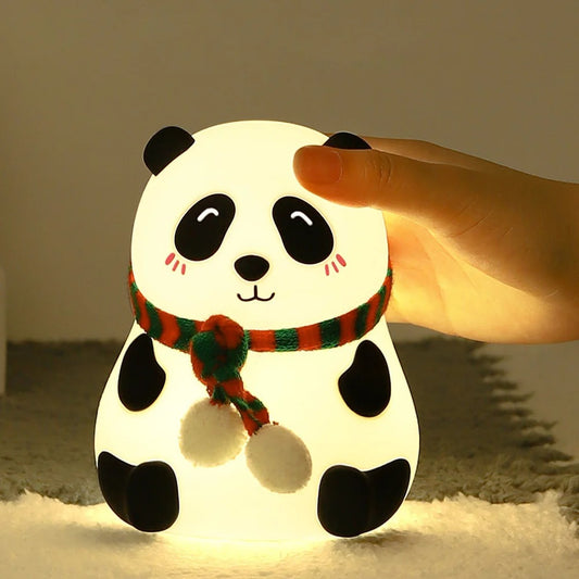 Panda Silicone Night Lamp – Soft Touch Cute LED Bedside Light for Kids | Zorrusso India