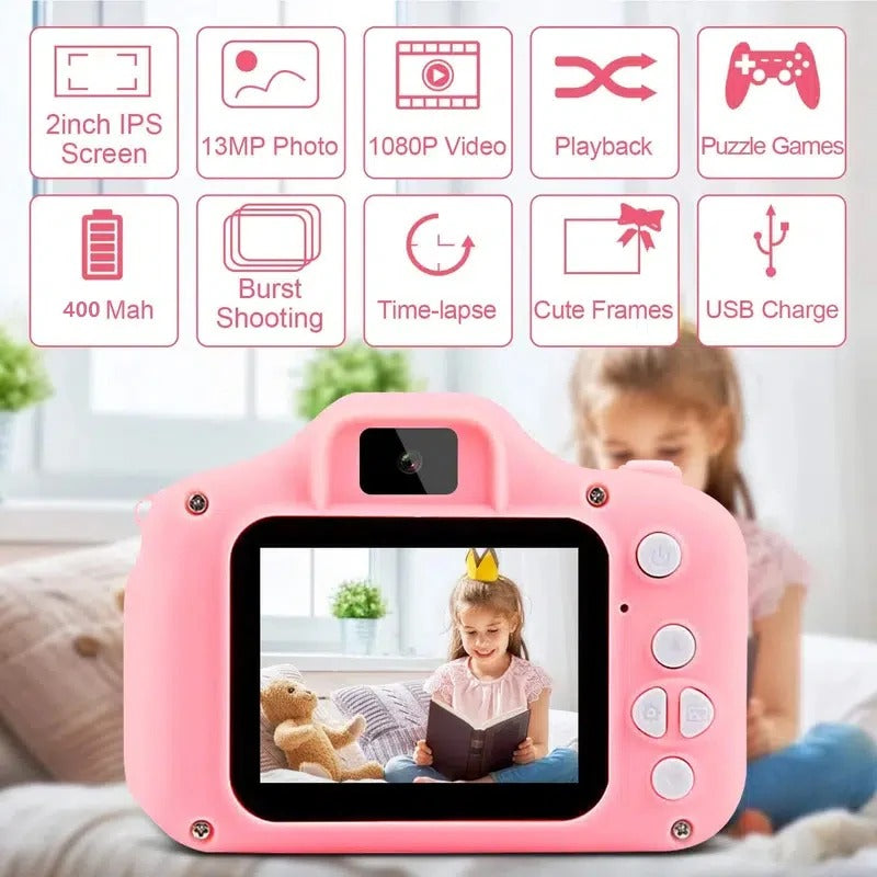 Kids Digital Camera – HD Photo & Video Recording, Cute Mini Camera | Zorrusso India