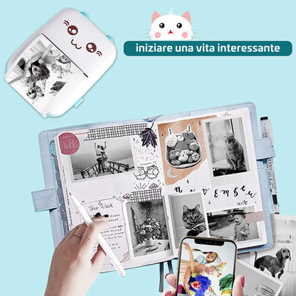 Mini Bluetooth Thermal Printer – Portable Label & Photo Printer | Zorrusso India