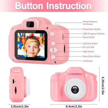 Kids Digital Camera – HD Photo & Video Recording, Cute Mini Camera | Zorrusso India