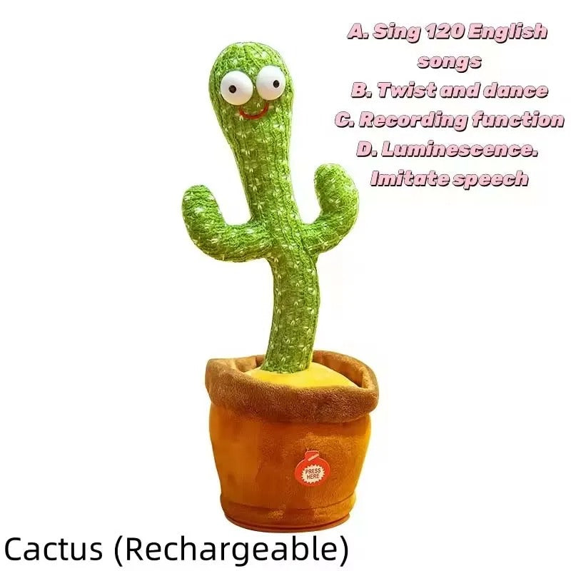 Dancing Cactus Toy – Singing, Talking & Recording Toy for Kids | Zorrusso India