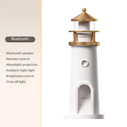Lighthouse Night Light Lamp – 360° Rotating Projection & Room Décor | Zorrusso India