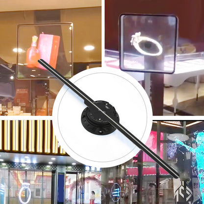 3D Holographic Fan Projector – Floating 3D LED Display & Hologram Visuals | Zorrusso India