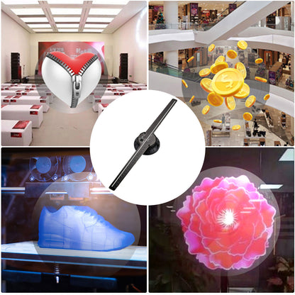 3D Holographic Fan Projector – Floating 3D LED Display & Hologram Visuals | Zorrusso India