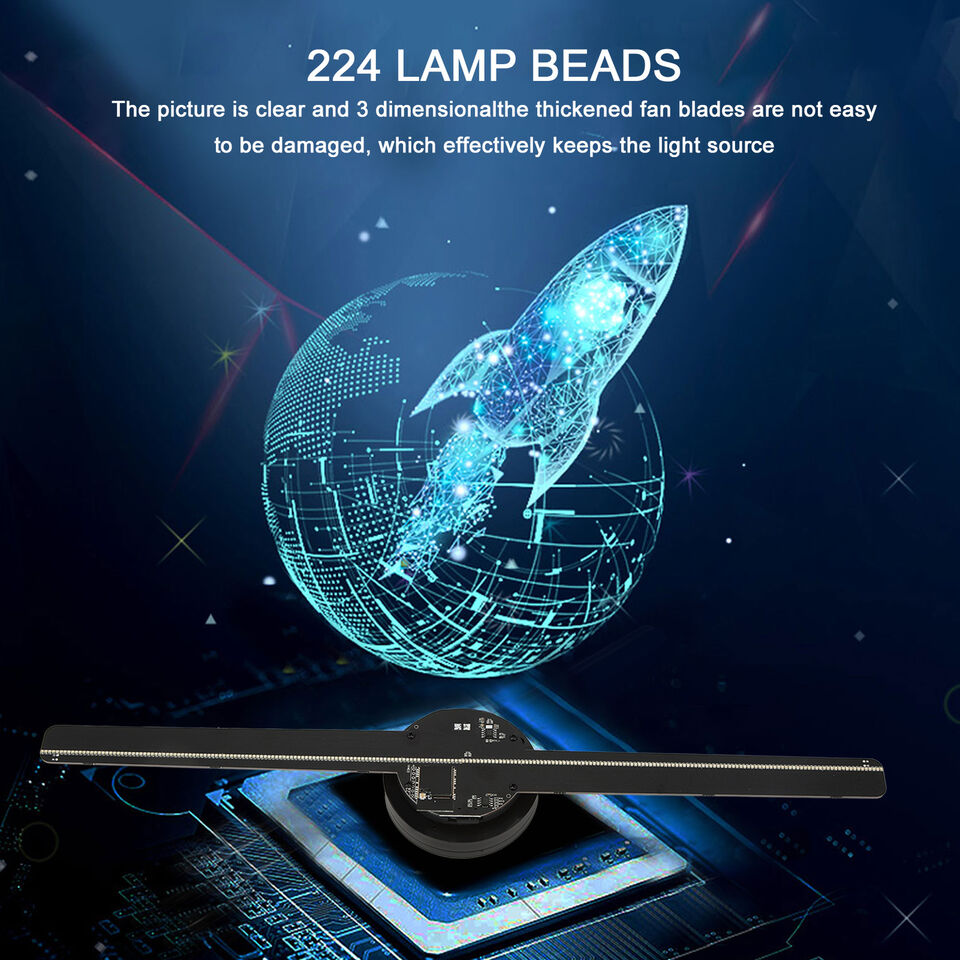 3D Holographic Fan Projector – Floating 3D LED Display & Hologram Visuals | Zorrusso India