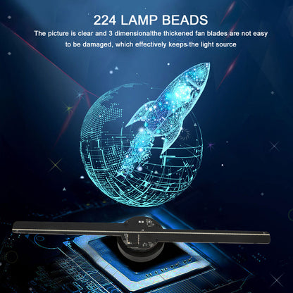 3D Holographic Fan Projector – Floating 3D LED Display & Hologram Visuals | Zorrusso India