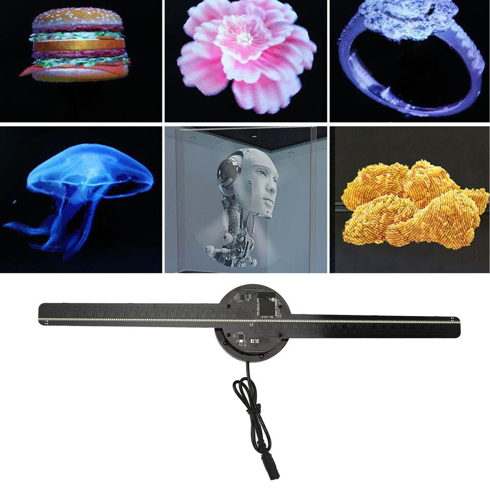 3D Holographic Fan Projector – Floating 3D LED Display & Hologram Visuals | Zorrusso India